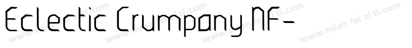 Eclectic Crumpany NF字体转换